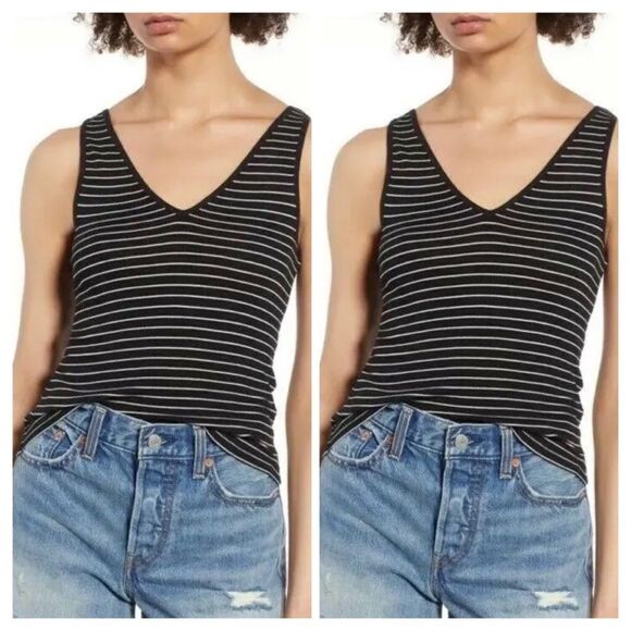 BP The Perfect Tank Stripe Taryn Ribbed Top
Size Extra Small - Picture 1 of 9